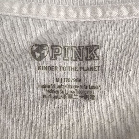 Victoria's Secret PINK Campus Short Sleeve Tee, size Medium - Picture 6 of 10